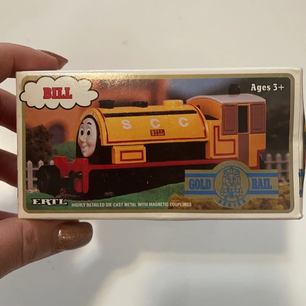 Gold Rail Train Bill Original Box 1993